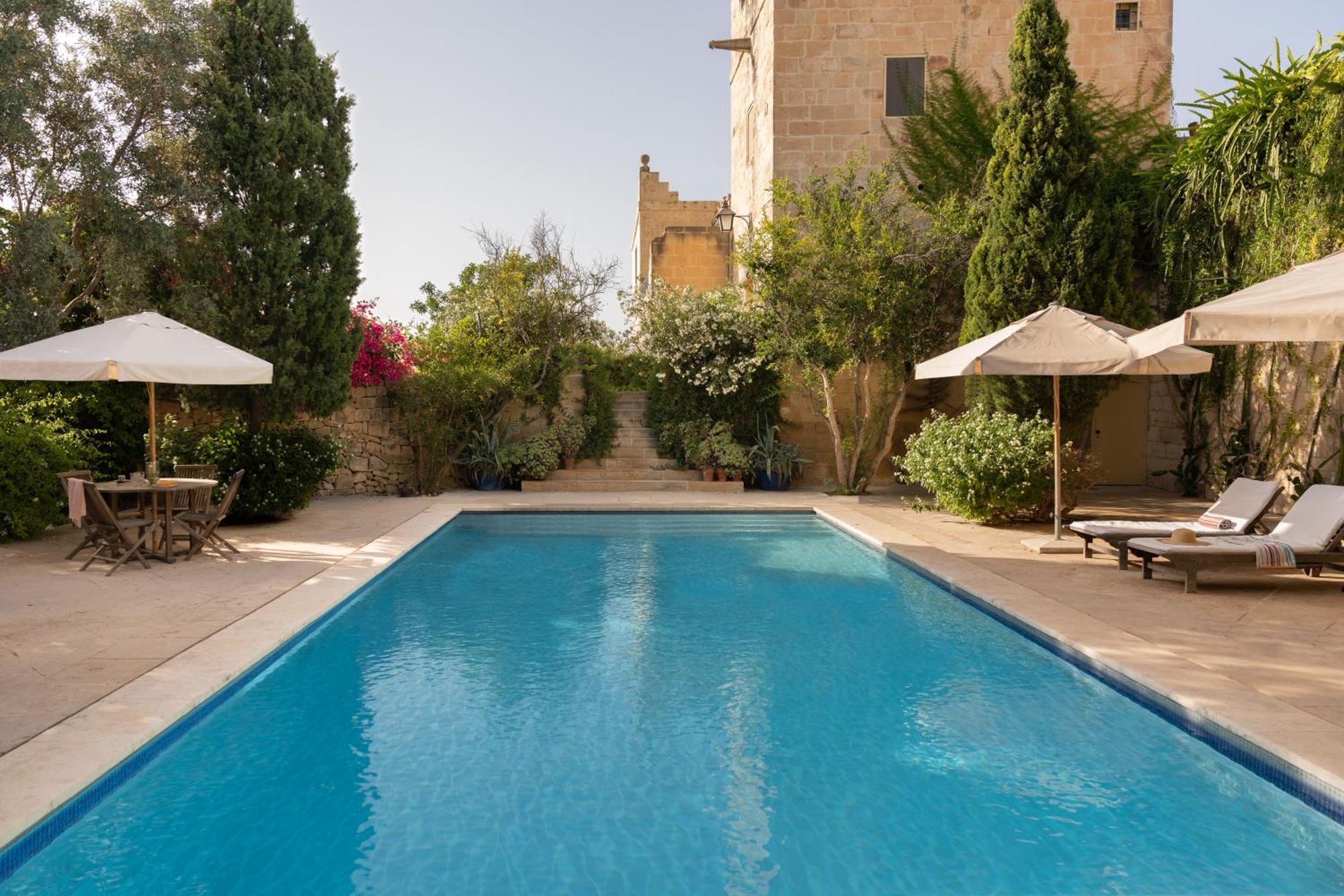 Casa San Rocco - Luxurious Grand 18Th C. Palace With Gardens & Pool Hal Ghaxiak Екстериор снимка